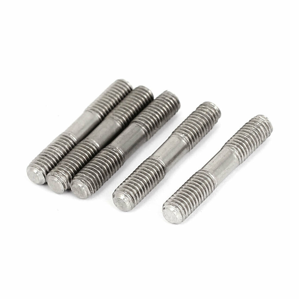 Double Ended Threaded Stud Screw Blot M8x80 Stainless Steel 304