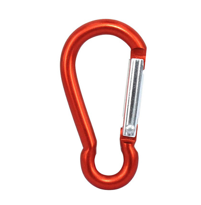 4.5x50mm 5# aluminum key chain hook outdoor carabiner spring snap hook