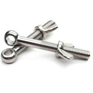 Stainless steel eye bolt with wing nut Butterfly Nut and Eye Screw Bolt