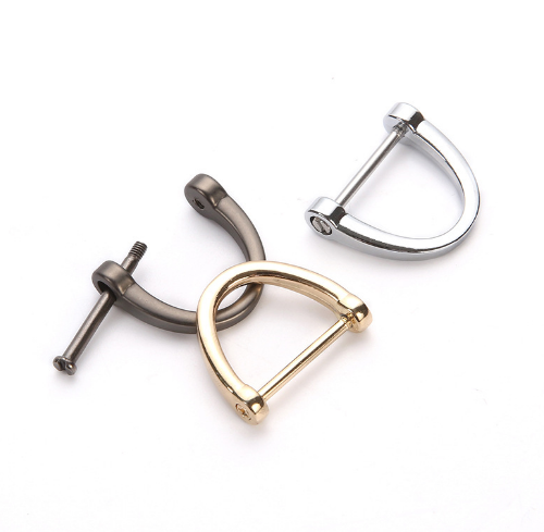 Wholesale Zinc Alloy Rigging Car Key Chain Hardware D Buckle Shackle