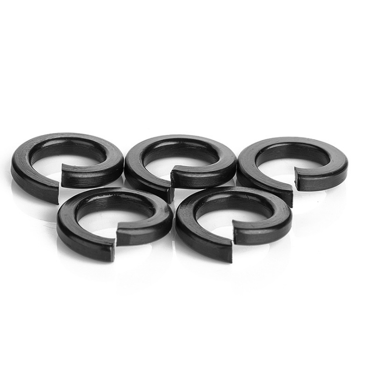 M2 M2.5 M3 M4 Black Oxide Steel Spring Clip Open Split Spring Washers