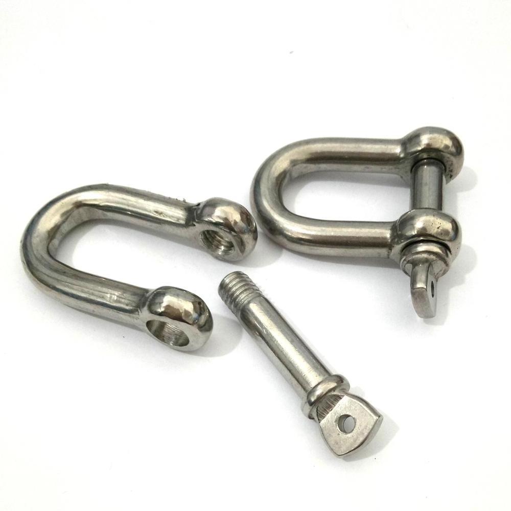 M4 - M24 Stainless Steel 304 D type Shackles