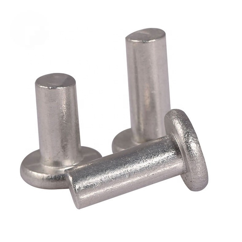 DIN 7338 a Aluminum Flat Head Solid Rivets Brake and Clutch Lining Premium Product