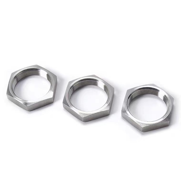 1/8'' - 2'' DIN 431 Stainless Steel 304 Hex Nut Lock Thin Pipe Jam Nut