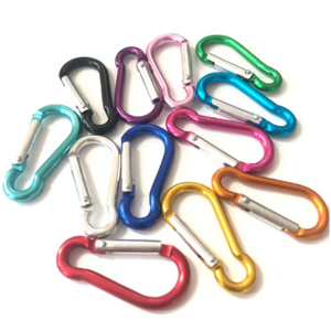 4.5x50mm 5# aluminum key chain hook outdoor carabiner spring snap hook