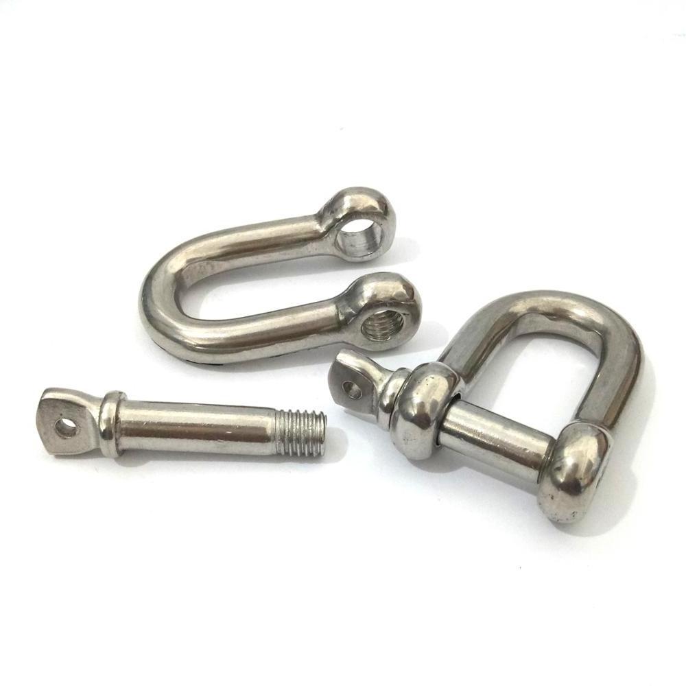 M4 - M24 Stainless Steel 304 D type Shackles