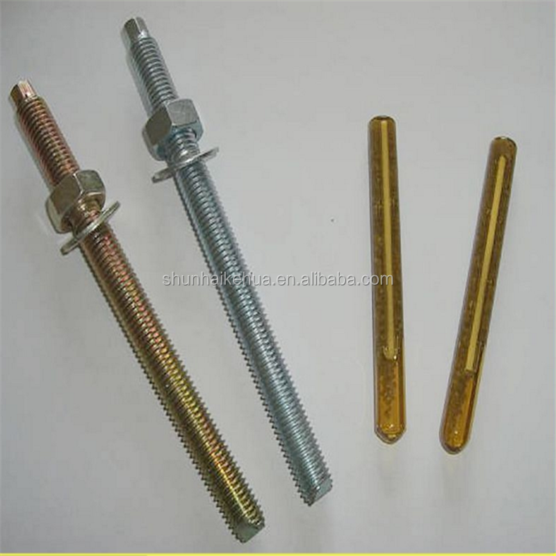 Made in China M22*280 chemical anchor/stud anchor /chemical bolt