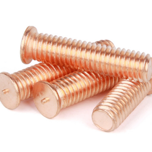 M3 M4 M5 M6 Brass Copper Plated Steel Full Threaded Spot Screws Weld Studs