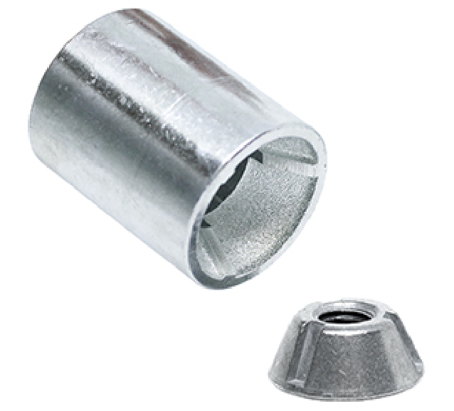 M10 anti-theft security tri groove lock nuts