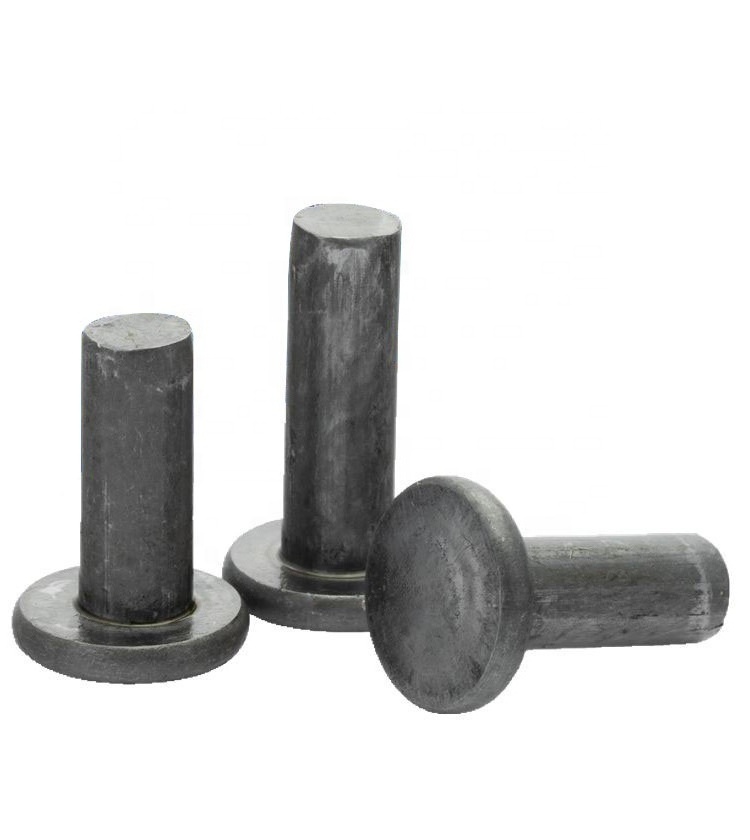 M2-M10 DIN 7338 A Carbon Steel Flat Head Solid Rivets