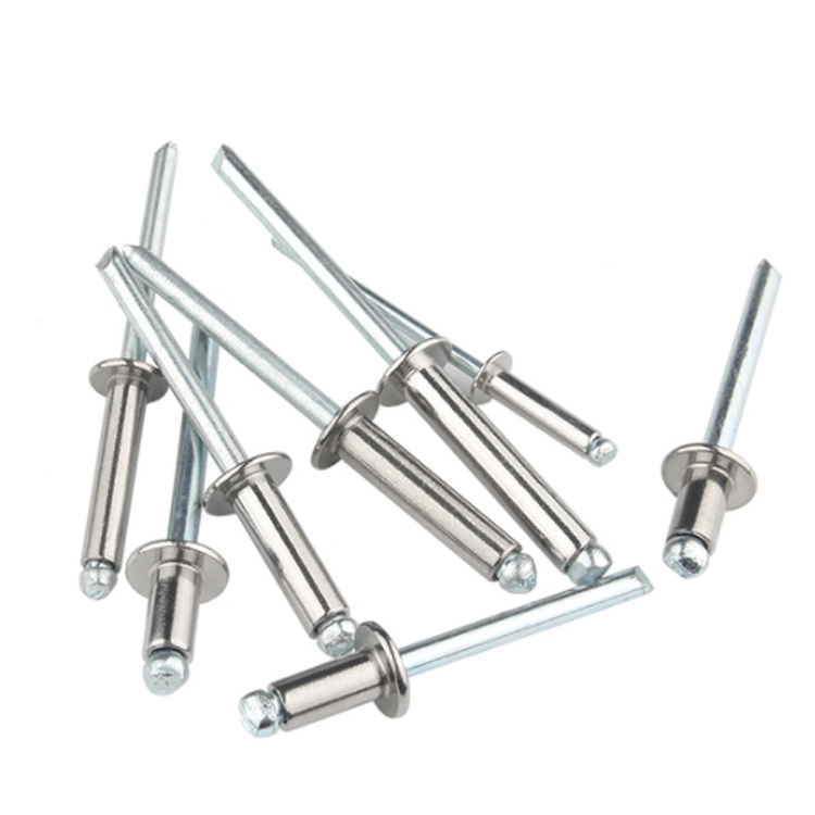 Blind Rivet Aluminum Countersunk Head Blind Bulb Tite Rivet Metal 8mm Galvanized Blind Pins Rivet