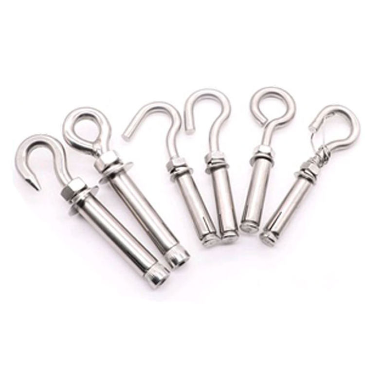 304 Sleeve Type Stainless Steel Expansion Hook Ceiling Fan Swing Hook Bolt