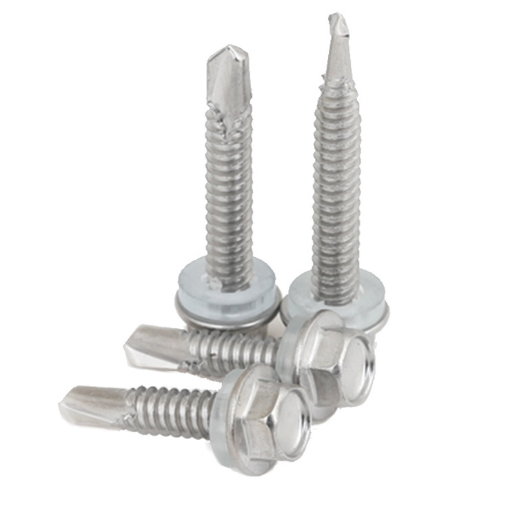 Wholesale Stainless Steel Tec Screws Hexagon Metal Roofing Self Drilling Screws For Wood 2-12 Mm