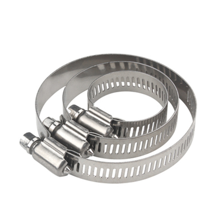 Free Sample Adjustable Effective Seal Pipe Throat Band Strong American Type Clip Stainless Steel Hose Clamp