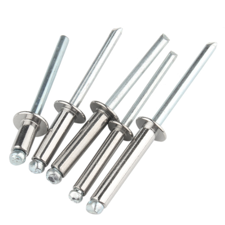 Blind Rivet Aluminum Countersunk Head Blind Bulb Tite Rivet Metal 8mm Galvanized Blind Pins Rivet