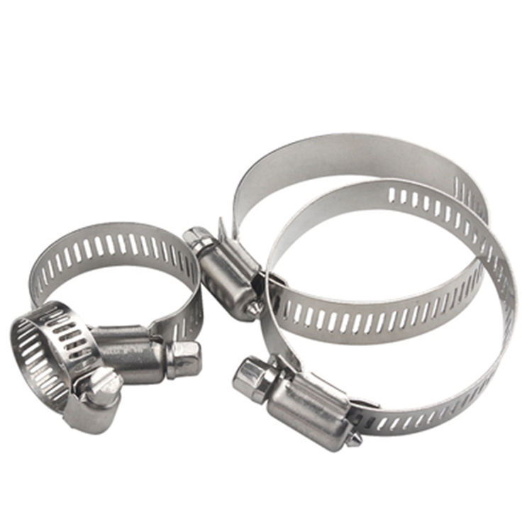 Free Sample Adjustable Effective Seal Pipe Throat Band Strong American Type Clip Stainless Steel Hose Clamp