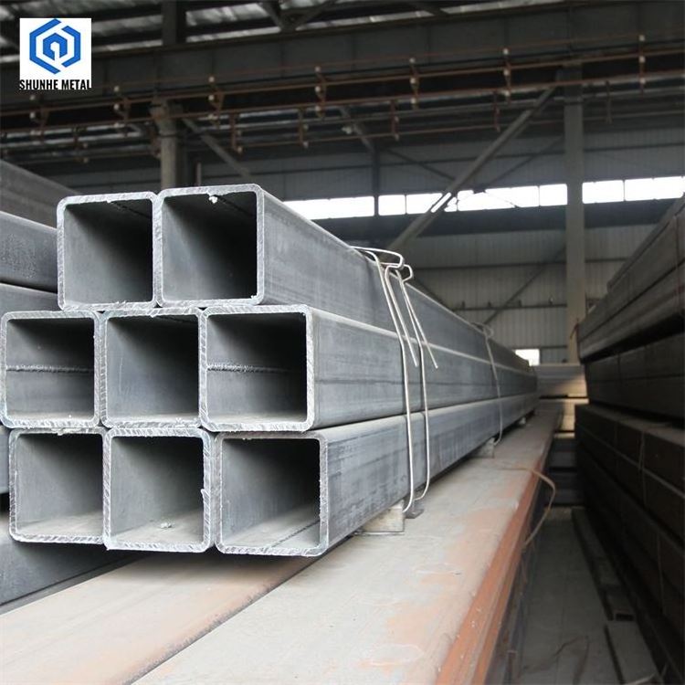 welded erw metal tube black ms square steel tube