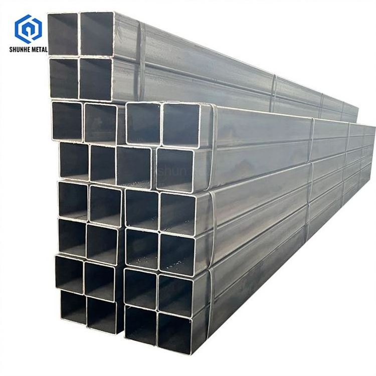 welded erw metal tube black ms square steel tube