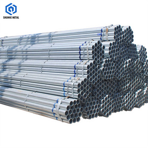 cheap China price 150mm diameter iron welded gi pipe hot dip q235b q345 galvanized steel round pipe and tube for greenhouse