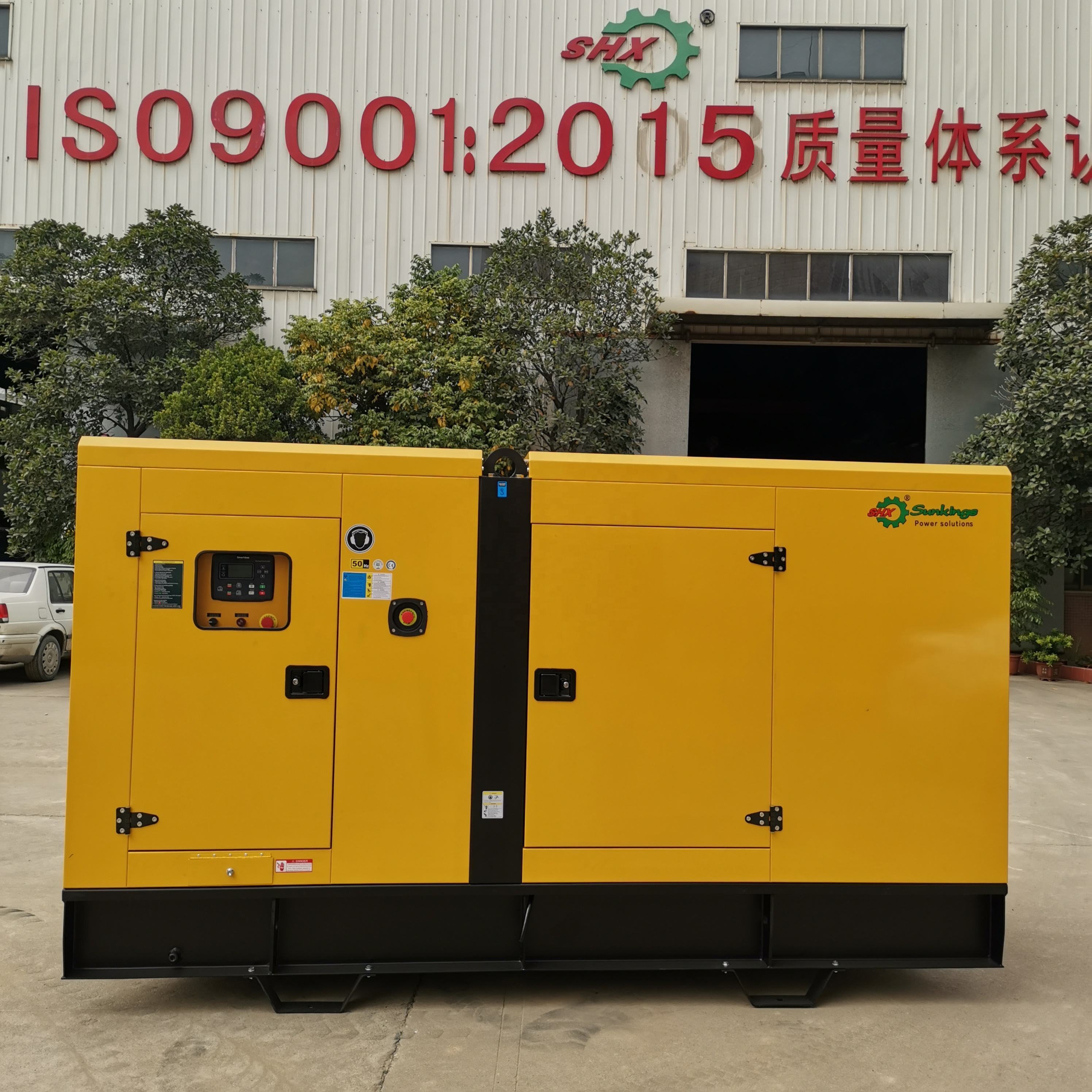 SHX 220v/380v 60htz 20kw 75kw 100kw Auto Start Silent Electric Diesel Generator