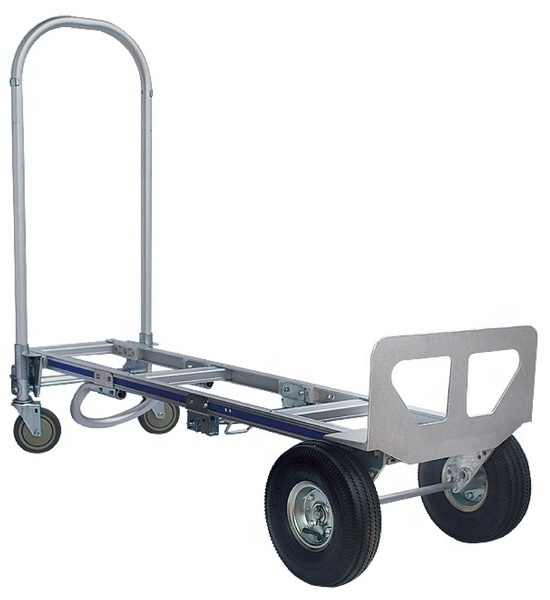 Heavy Duty Sack Truck 2 in1 Convertible Aluminium Tool Cart Hand Trolley