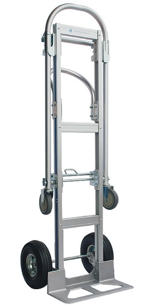 Heavy Duty Sack Truck 2 in1 Convertible Aluminium Tool Cart Hand Trolley