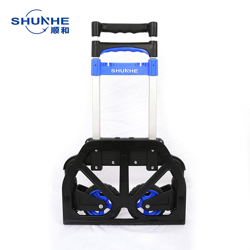 Shunhe New Design Aluminum Steel Portable Durable Folding Platform Trolley