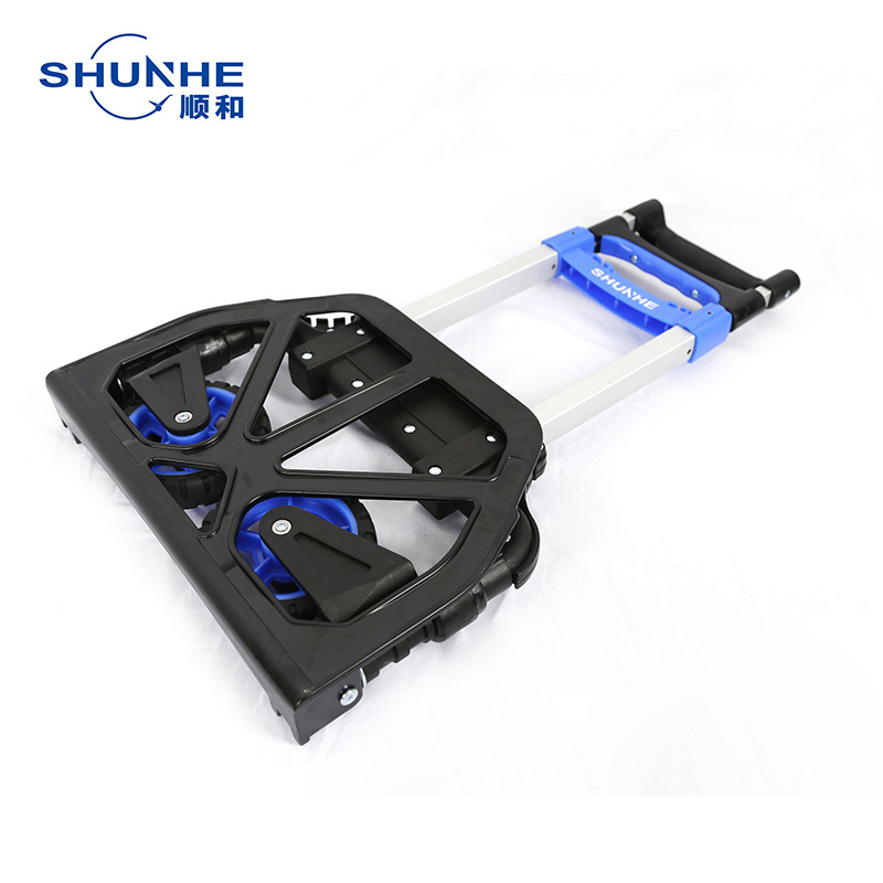 Shunhe New Design Aluminum Steel Portable Durable Folding Platform Trolley