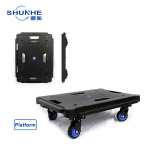 Shunhe FW-99H Folding Splicing Platform Truck Trolley wheel dolly heavy duty With Four Wheels