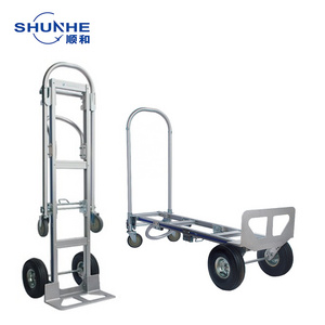 Heavy Duty Sack Truck 2 in1 Convertible Aluminium Tool Cart Hand Trolley