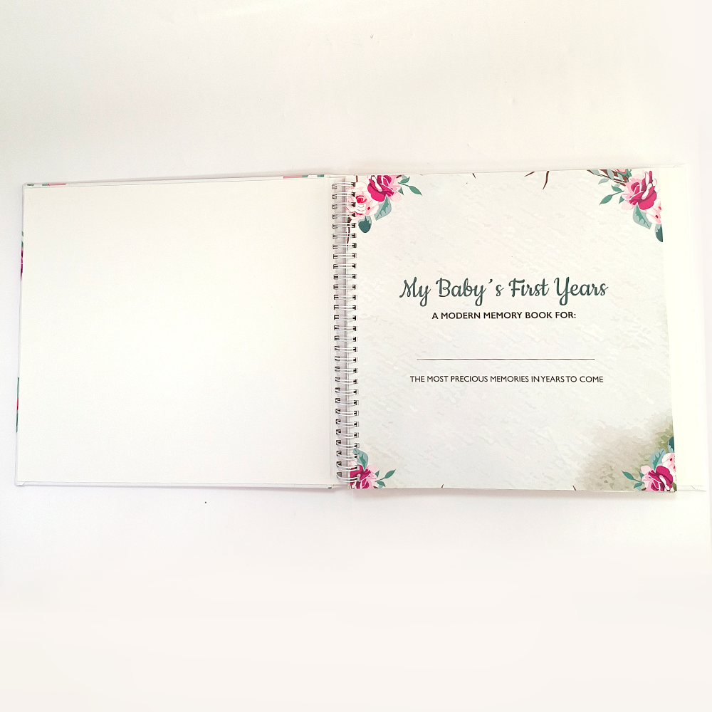 Customized Printing baby Growth record planner my baby a modern memory book