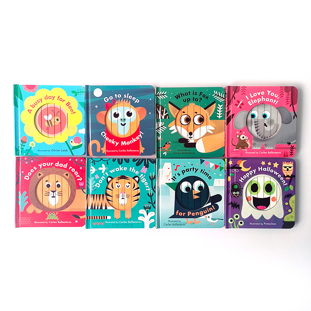 Kids book hardcover full color board book printing service