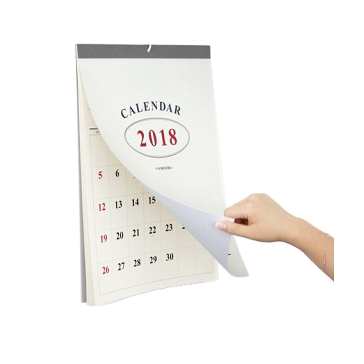 Custom design offset printing a3 size tear-off 365 day wall calendar,notepad printing