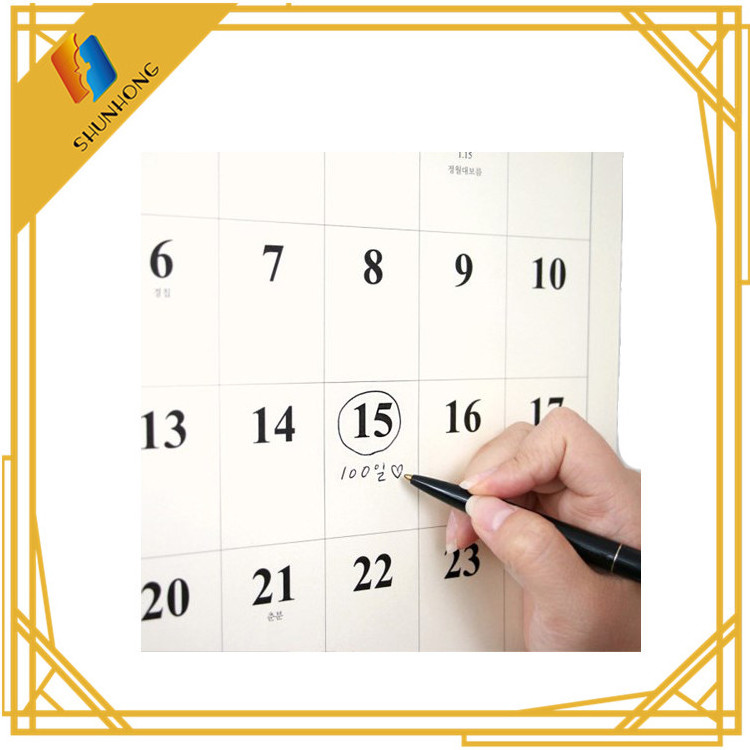 Custom design offset printing a3 size tear-off 365 day wall calendar,notepad printing