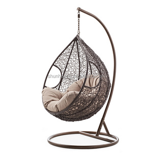 All weather outdoor furniture leisure adult  living room hanging chair outdoor garden swing chair