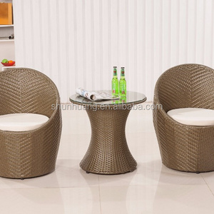 high quality outdoor furniture rattan nest wicker chair with cushions