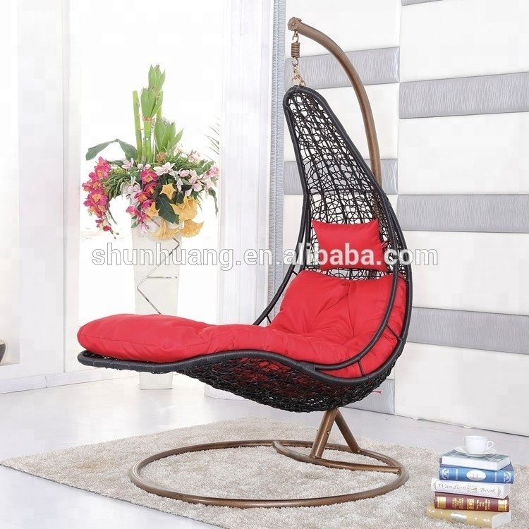 new design double swing chair hanging hammocks wicker chair