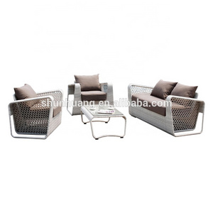 new design Outdoor poolside PE rattan sofa sets wicker furniture