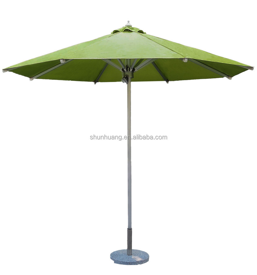 Outdoor waterproof patio sun umbrella coffee shop furniture middle umbrella in hot sale