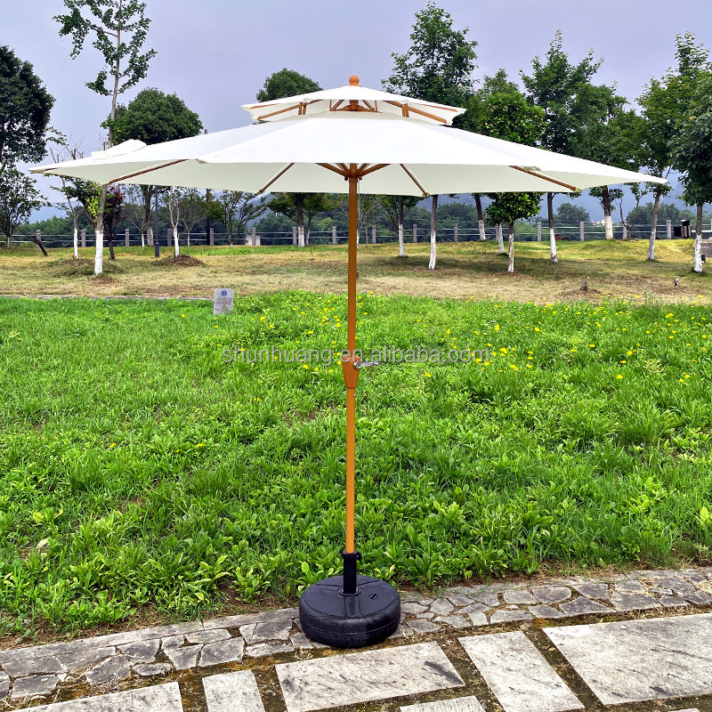 Promotional outdoor bistro furniture sun umbrella outside small middle parasol