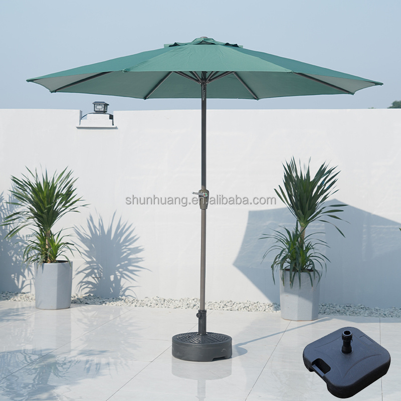 Promotional outdoor bistro furniture sun umbrella outside small middle parasol