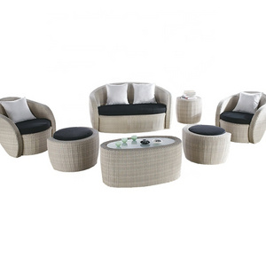 popular wicker furniture garden rattan corner sofa