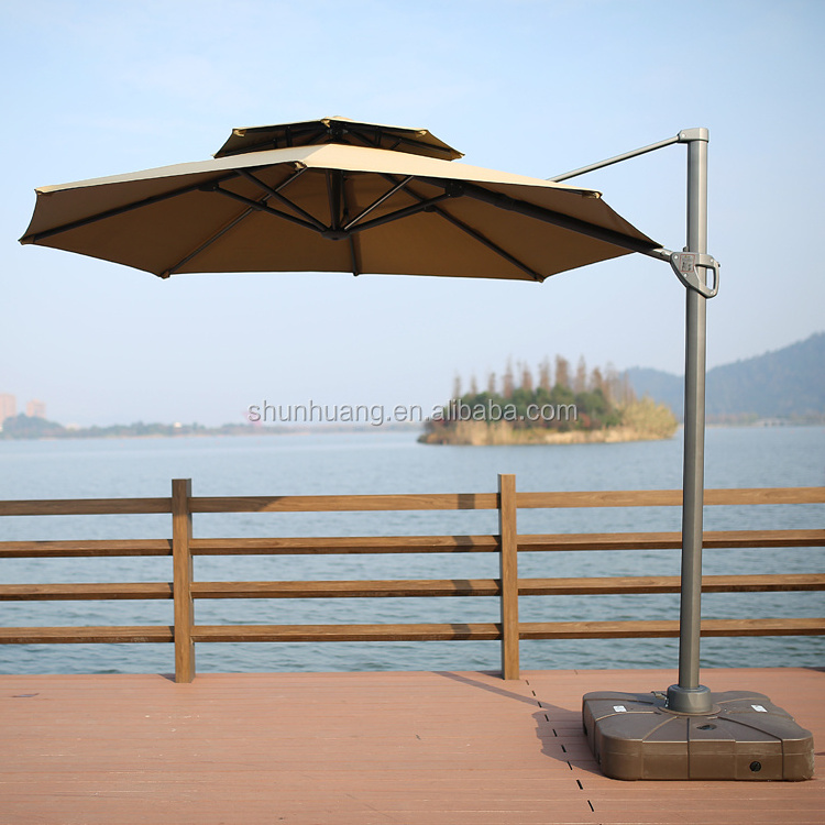 Patio outdoor furniture side umbrella high quality beach umbrella