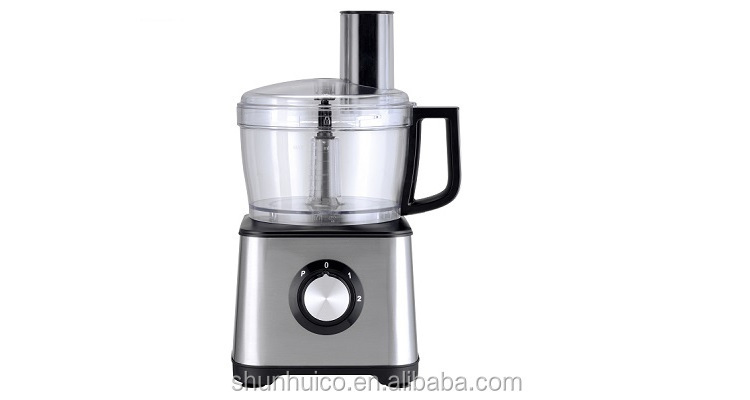 Kitchen Appliance Food processor  6 in 1 Stainless Steel Body 600W 8 Cup Food Processor Multi-Function