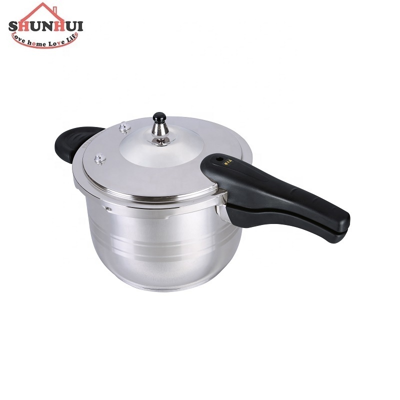 High Quality Mirror Polished Stainless Steel Pressure Cooker Easy Cook Steel Pressure Cooker