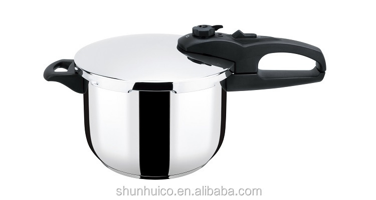 High Quality Mirror Polished Stainless Steel Pressure Cooker Easy Cook Steel Pressure Cooker