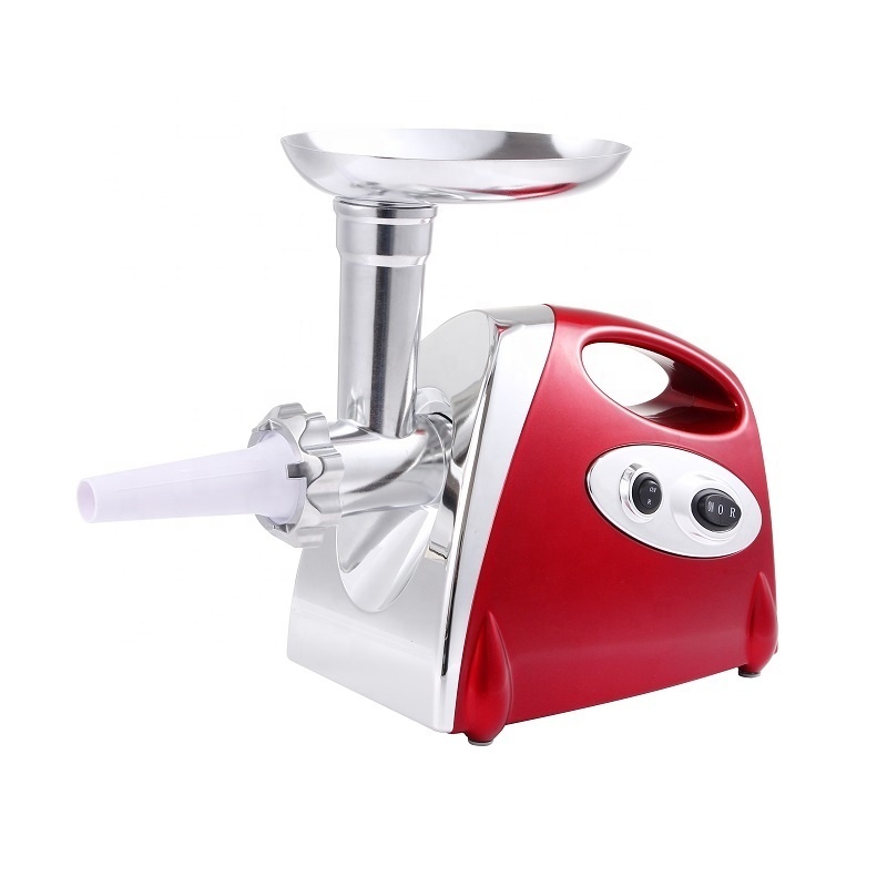 Meat Mincer With 3 Stainless Steel Grinding Plates and Sausage Stuffing Tubes For Home Use Electric Meat Grinder