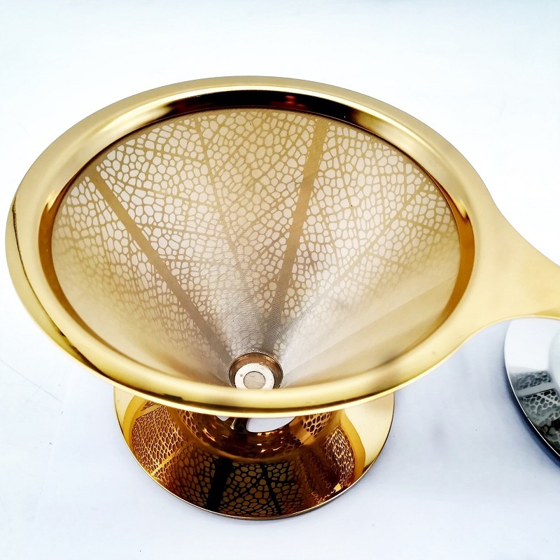 Mesh Coffee Filter Baskets Pour Stainless Steel Coffee Dripper