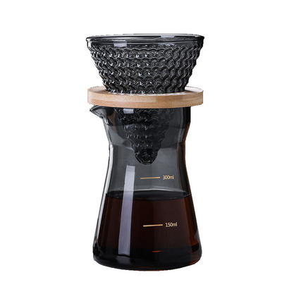 Glass Coffee Server Dripper Filter Pour Over Coffee Maker Set