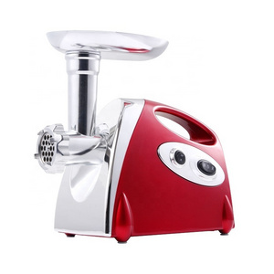 Meat Mincer With 3 Stainless Steel Grinding Plates and Sausage Stuffing Tubes For Home Use Electric Meat Grinder